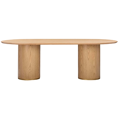 BRANDY OVAL DİNİNG TABLE, NATURAL ASH