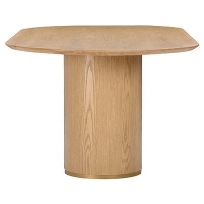 BRANDY OVAL DİNİNG TABLE, NATURAL ASH