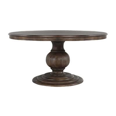 BROOKSİDE 60 ROUND DİNİNG TABLE, DARK BROWN