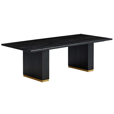 CHELSEA RECTANGULAR DİNİNG TABLE, BLACK