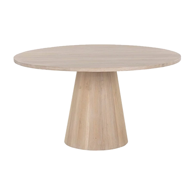 ELİNA ROUND DİNİNG TABLE, LİGHT OAK