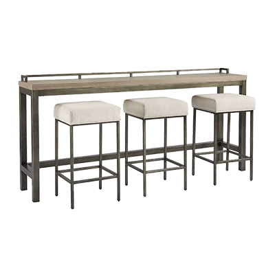 MİTCHELL CONSOLE TABLE WİTH 3 STOOLS