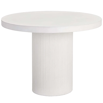 NİCOLETTE 40 ROUND DİNİNG TABLE, WHİTE