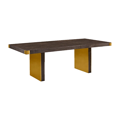 SELENA RECTANGULAR DİNİNG TABLE, CHOCOLATE BROWN