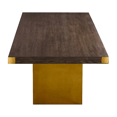 SELENA RECTANGULAR DİNİNG TABLE, CHOCOLATE BROWN