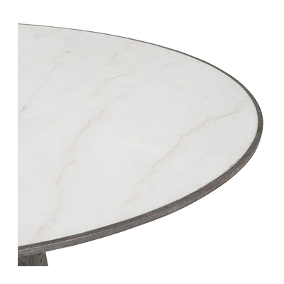 SKYE ROUND DİNİNG TABLE, WHİTE MARBLE