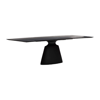 TAJİ RECTANGULAR DİNİNG TABLE, BLACK